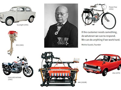 Cumple 100 años Suzuki
